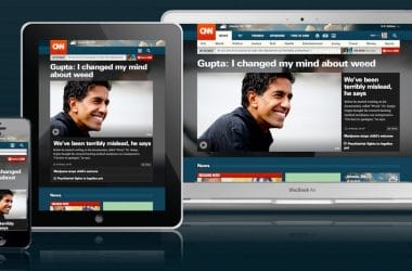 CNN web redesign, design