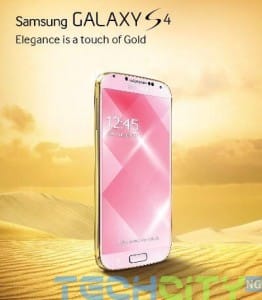 golden galaxy s4