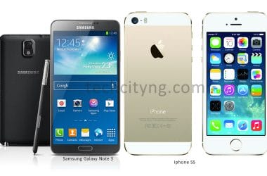 iphone 5s VS galaxy note 3