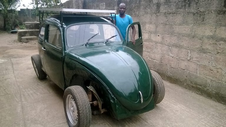 OAU Student Builds a Solar-Powered Car