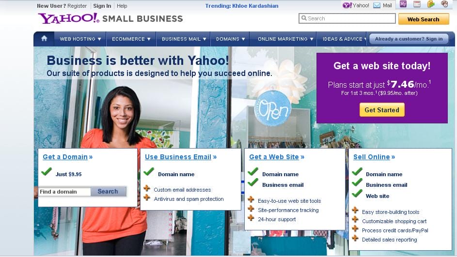 yahoo store