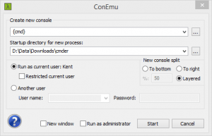 Cmder-new-console