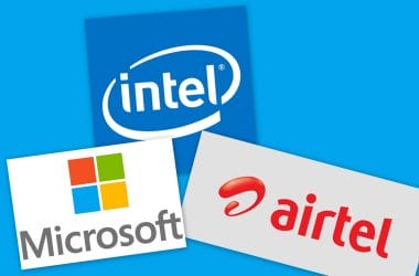 Airtel, Microsoft, Intel