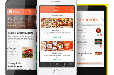 food delivery website