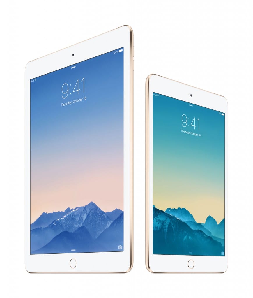 iPadAir2, iPadMini3