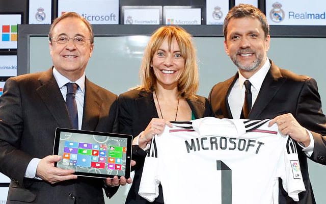 real madrid cf and microsoft