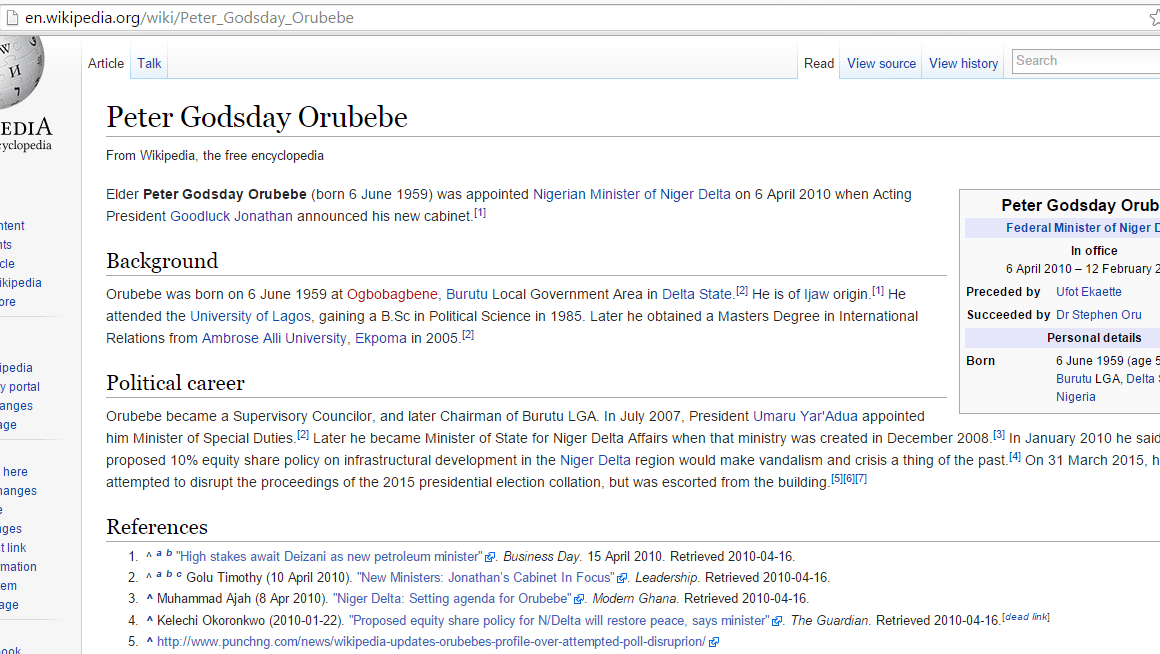 orubebe