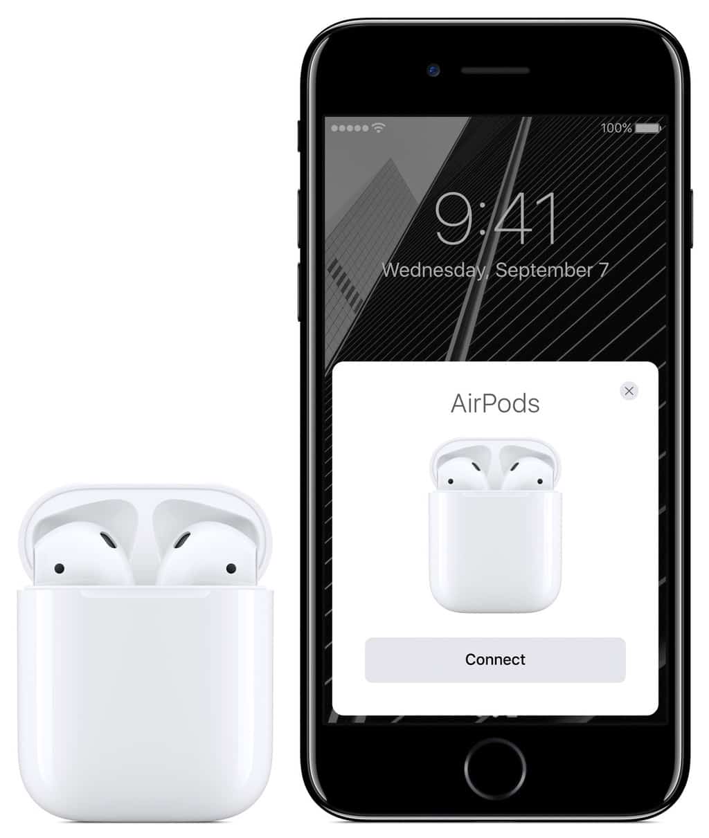 Connecting airpods to iphone 7 sale