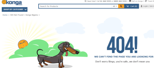 Konga.com_error page