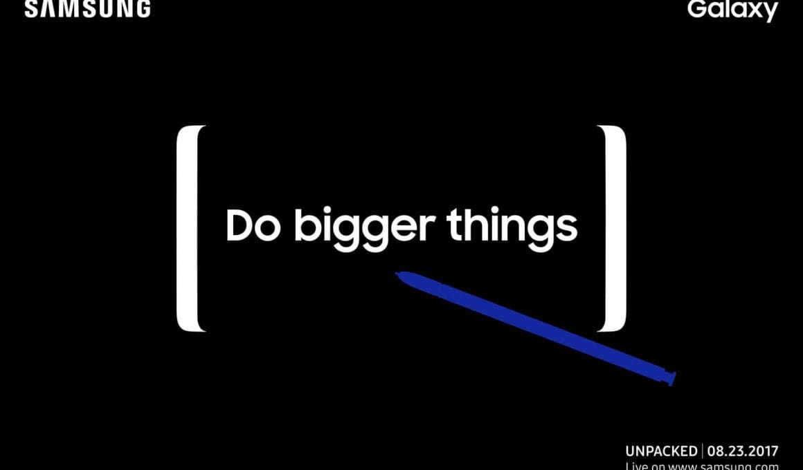 Samsung Galaxy Note 8, Invite