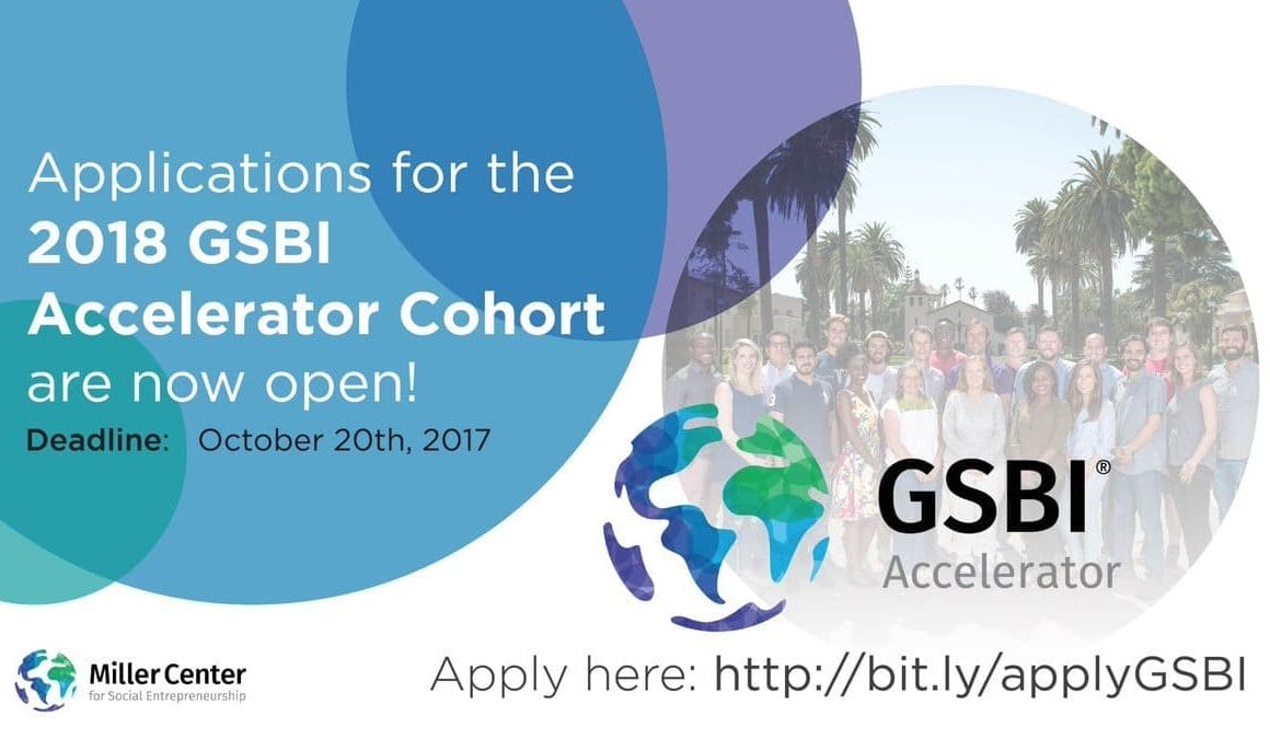 GSBI Accelerator Program for Social Entrepreneurs