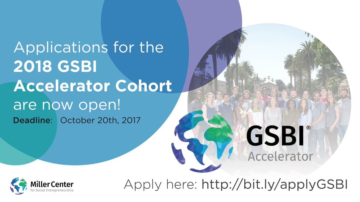 GSBI Accelerator Program for Social Entrepreneurs