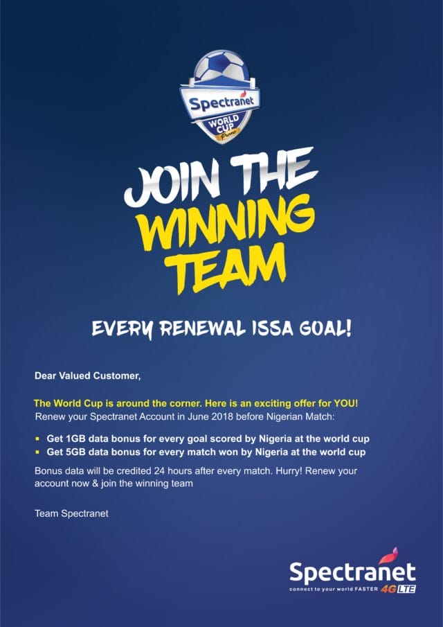 fa. spectranet join the winning team online