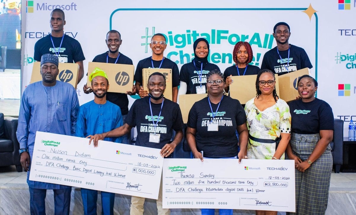 Tech4Dev Microsoft train Nigerian youths