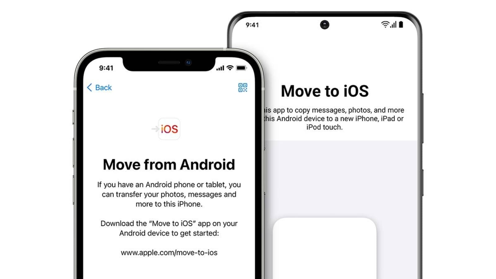 Move from Android to iOS