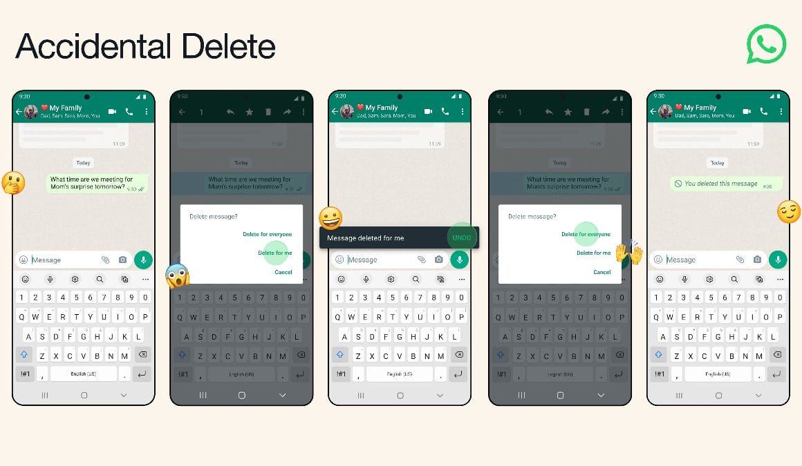 WhatsApp Accidental Delete