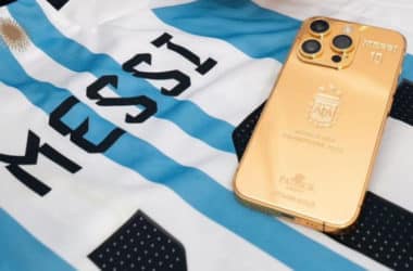 Messi Gold iPhone 14 Pro