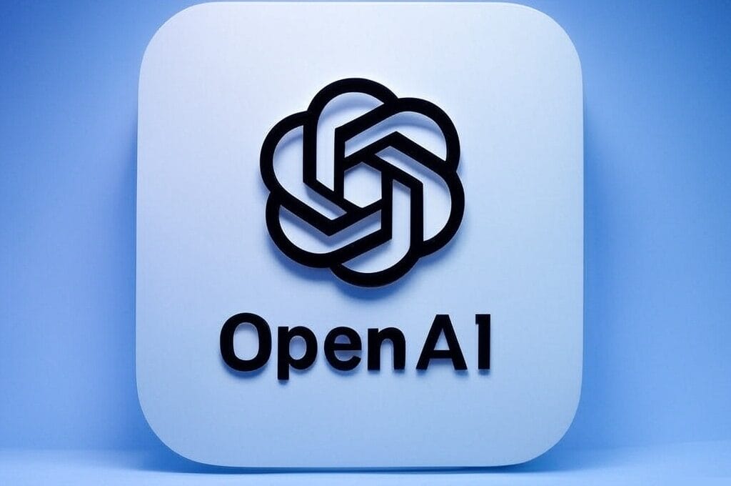 OpenAI logo, the official emblem of the artificial intelligence company behind ChatGPT and advanced AI innovations.